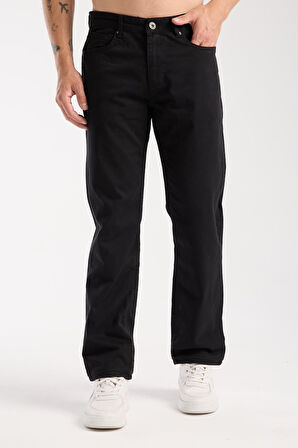 Erkek Regular Fit Esnek, Rahat Kesim Jean (%98 Pamuk, %2 Lycra) Denim Pantolon 
