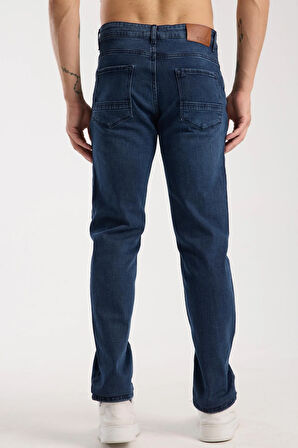 Erkek Slim Fit/Normal Kesim Jean Pantolon - Esnek (%2 Elastan) ve Pamuklu (%98) 