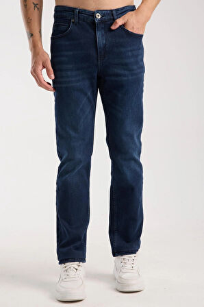Erkek Slim Fit/Normal Kesim Jean Pantolon - Esnek (%2 Elastan) ve Pamuklu (%98) 