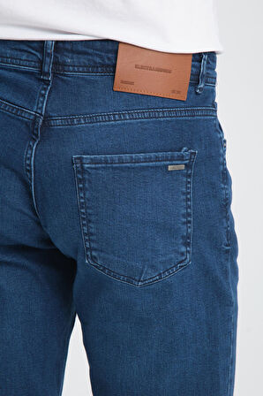 Likralı Regular Kesim Erkek Jean - Konforlu Pamuklu Pantolon