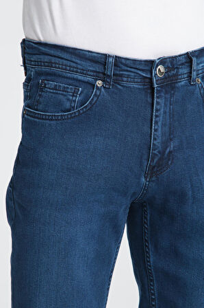 Likralı Regular Kesim Erkek Jean - Konforlu Pamuklu Pantolon