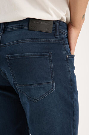 Erkek Regular Likralı Esnek Kot Pantolon Jean - %98 Pamuk %2 Lycra