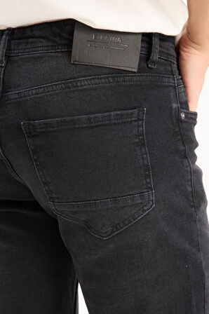 Erkek Regular Likralı Esnek Kot Pantolon Jean - %98 Pamuk %2 Lycra