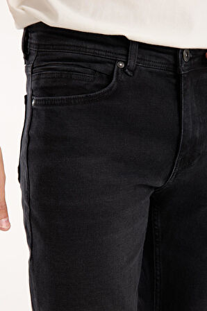 Erkek Regular Likralı Esnek Kot Pantolon Jean - %98 Pamuk %2 Lycra