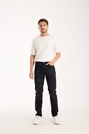 Erkek Regular Likralı Esnek Kot Pantolon Jean - %98 Pamuk %2 Lycra
