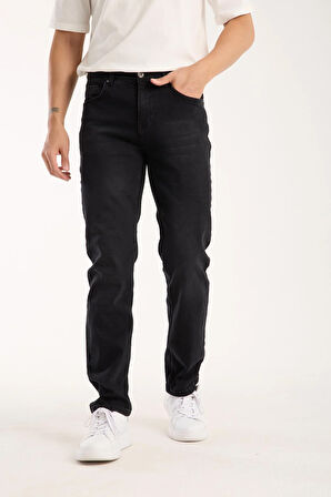 Erkek Regular Likralı Esnek Kot Pantolon Jean - %98 Pamuk %2 Lycra