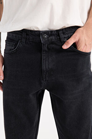 %100 Pamuk Erkek Boyfriend Jean