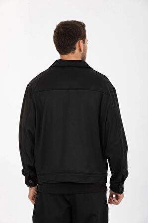 Erkek Mont Ceket - Smart Casual Gömlek Yaka Model - Poliviskon Kumaş 