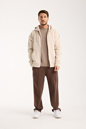 %100 Pamuk Kapüşonlu Sweatshirt & Eşofman Altı Kombin