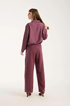 İpeksi Yumuşaklıkta Modal Kumaş Rahat Kesim Pantolon