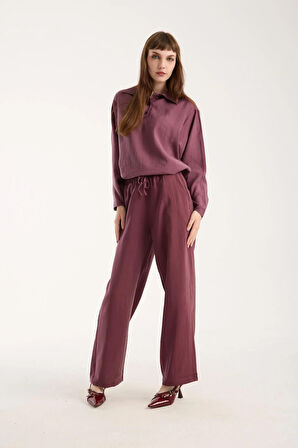 İpeksi Yumuşaklıkta Modal Kumaş Rahat Kesim Pantolon