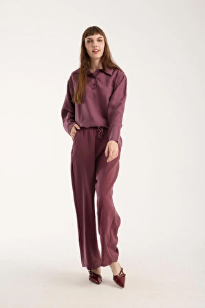 İpeksi Yumuşaklıkta Modal Kumaş Rahat Kesim Pantolon