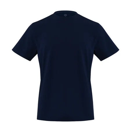 %100 Pamuklu Bisiklet Yaka Erkek Slim Fit Basic T-Shirt