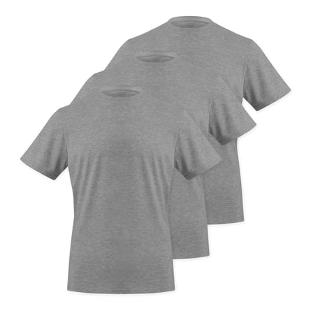 (3'Lü Paket) Bisiklet Yaka Erkek Slim Fit Basic T-Shirt %100 Pamuk