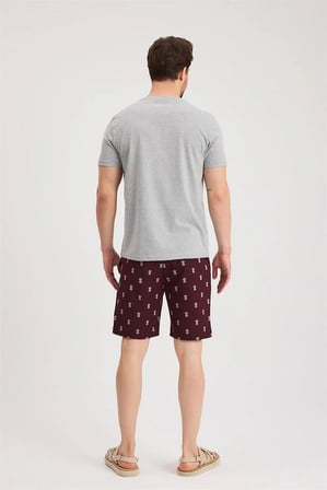 (3'Lü Paket) Bisiklet Yaka Erkek Slim Fit Basic T-Shirt %100 Pamuk