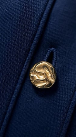 Kadın V Yaka Gold Düğme Detaylı Yelek Pantolon Modal Takım