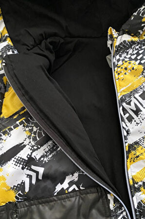 Black Yellow Erkek Çocuk Mont