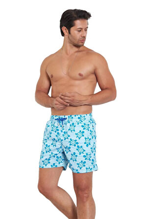 Erkek Desenli Deniz Şortu 6116