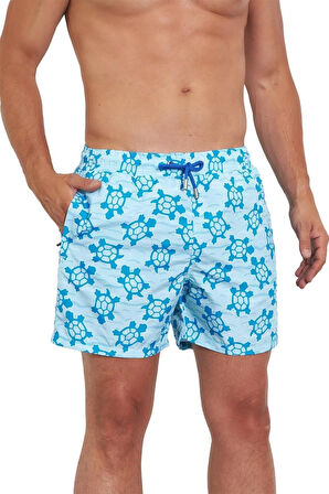 Erkek Desenli Deniz Şortu 6116