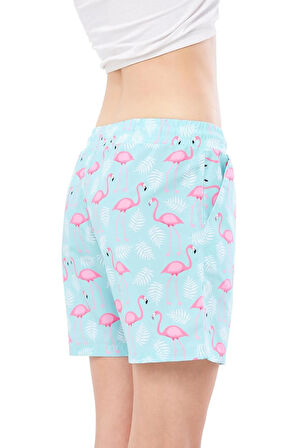 Desenli Deniz Şortu 6112