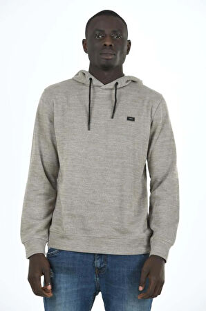 Erkek Supersoft Kapüşonlu Selanik Kumaş Sweatshirt 5236-H