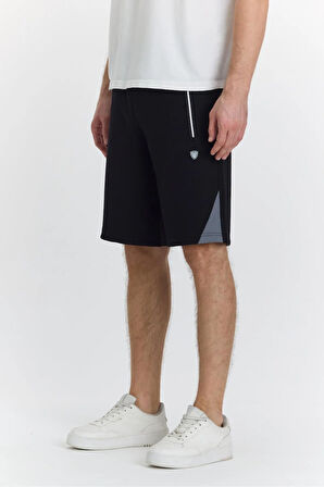 Erkek Polycotton Şort Gri 6048-G