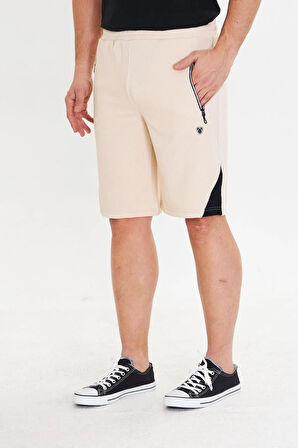 Erkek Polycotton Şort Gri 6048-G