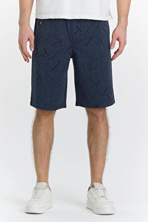 Erkek Polycotton Şort Lacivert 6049-L