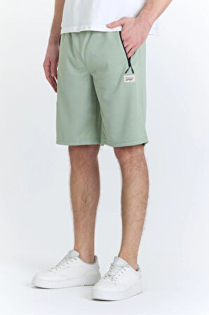 Erkek Polycotton Şort Yeşil 6051-Y