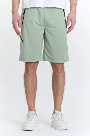 Erkek Polycotton Şort Yeşil 6051-Y