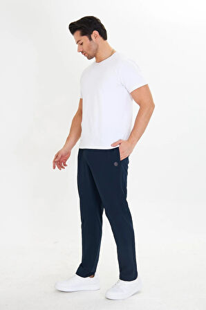 Erkek StretchFit Esnek Eşofman Altı Lacivert 2660-L