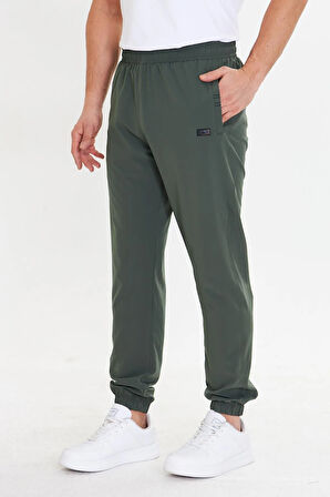 Erkek StretchFit Esnek Lastik Paçalı Eşofman Altı Taş 2663-T