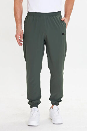 Erkek StretchFit Esnek Lastik Paçalı Eşofman Altı Taş 2663-T