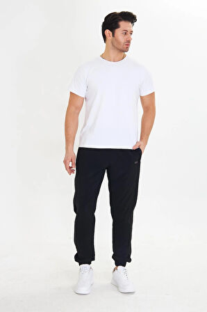Erkek StretchFit Esnek Lastik Paçalı Eşofman Altı Taş 2663-T