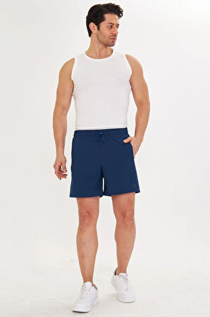 Erkek StretchFit İçi Astarlı Esnek Sporcu Şortu Siyah 2658-S