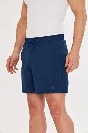 Erkek StretchFit İçi Astarlı Esnek Sporcu Şortu Siyah 2658-S