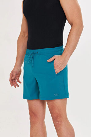 Erkek StretchFit İçi Astarlı Esnek Sporcu Şortu Siyah 2658-S