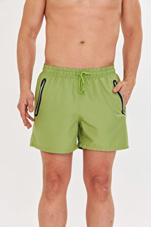 Erkek Deniz Şort Mayo Haki 2607-H