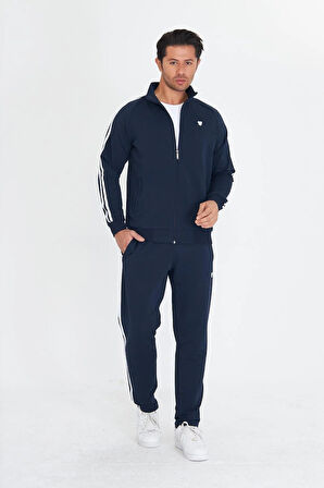 Erkek Pamuklu Eşofman Takımı Lacivert 201550-L