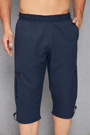 Erkek Kargo Cepli Micro Deniz Kapri Gri 2665-G