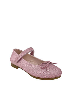 Minik Fiyonklu Klasik Kız Çocuk Babeti Pembe Sim