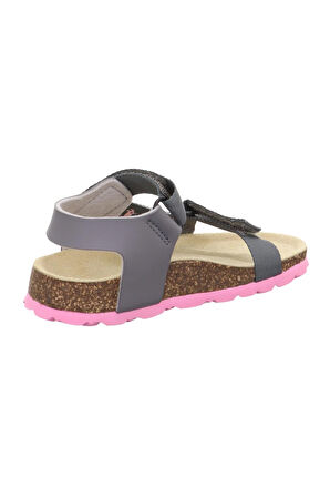 Superfit Mantar Taban Unisex Sandalet Gri