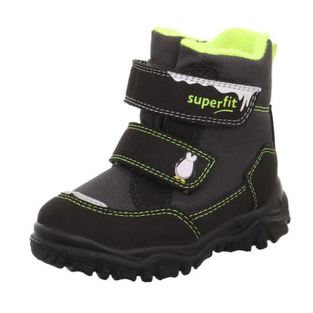 Husky1 Superfit Penguenli Bebek Kar Botu Siyah