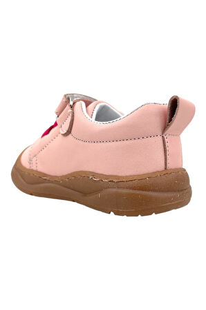 Celtic Kız İlk Adım Ayakkabısı Deri ve Ortopedik Pembe
