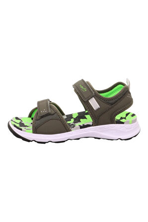 Superfit Kamuflaj Outdoor Çocuk Sandalet Haki