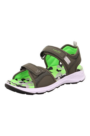 Superfit Kamuflaj Outdoor Çocuk Sandalet Haki