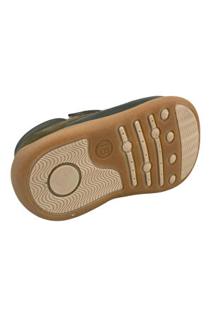 Yarı Ortopedik Bilekli İlk Adım Ayakkabısı Haki