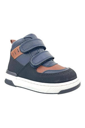 Carlos Erkek Çocuk Deri Bot Lacivert