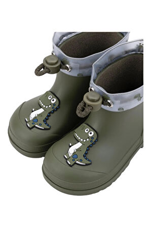 Igor Mendi Dino Çocuk Yağmur Çizmesi Haki