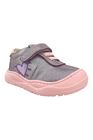 Heart Kız Çocuk İlk Adım Ayakkabısı Mor
